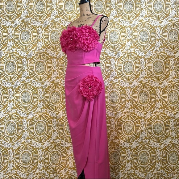 Free People Elliatt Pink Two Piece Floral Set - Picture 8 of 13